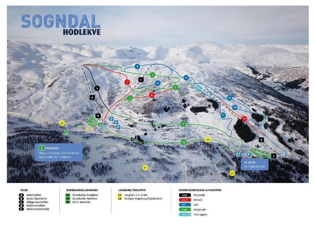 Apartamento Panorama 15 - Beautiful Mountain View Sogndal Exterior foto